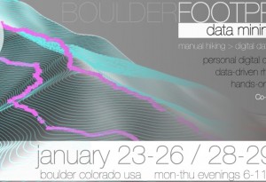 BOULDER FEB 25-26 / 28-29  FOOTPRINTS data mining & milling 